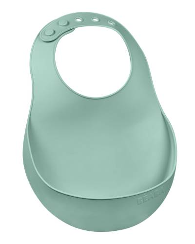 BEABA Silicone Bib - Sage Green