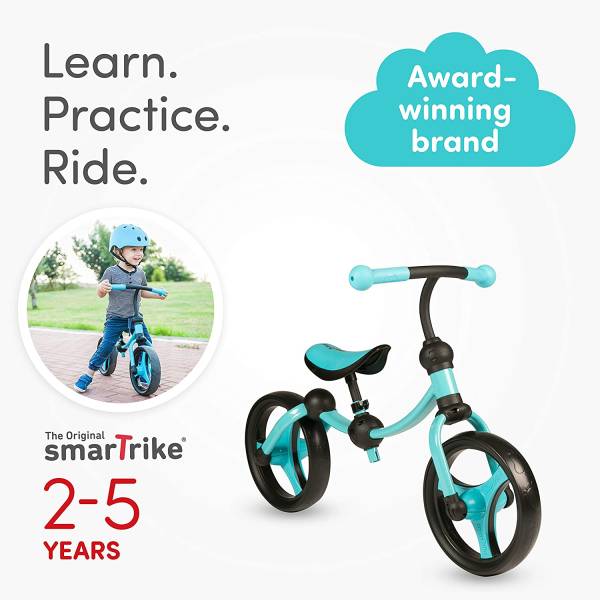 smarTrike Running Bike - Turquoise/Black