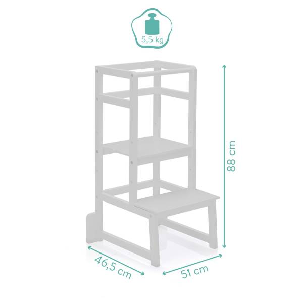 FILLIKID Learning Tower - Grey