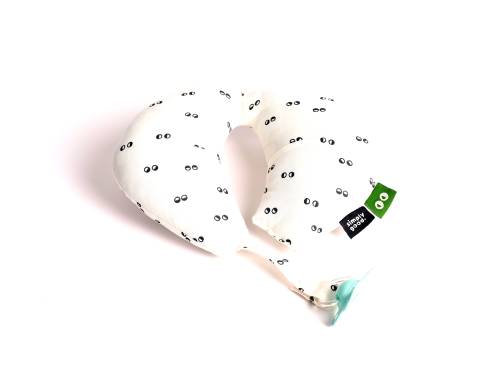 SIMPLY GOOD Neck Cushion Small - Grey Eyes