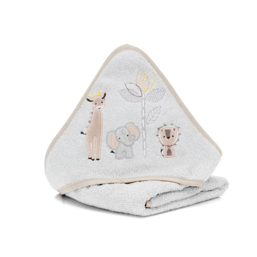 FILLIKID Hooded Towel 75x75cm - SafariTaupe