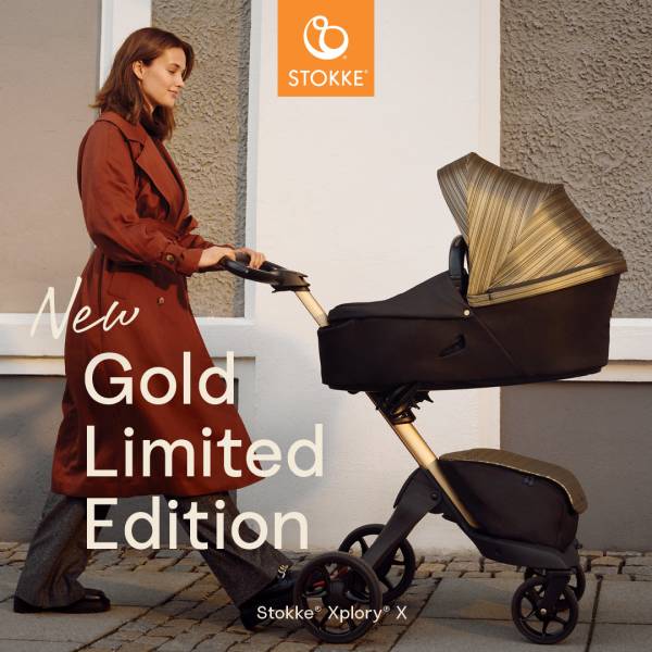 STOKKE Xplory X - Gold Black Ltd