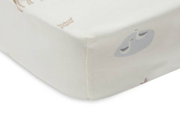 JOLLEIN Fitted Sheet Jersey 40/50x80/90 - Farm