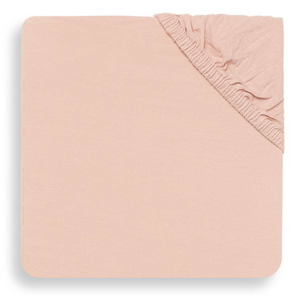 JOLLEIN Fitted Sheet Jersey 70/75x140/150 - Pale Pink