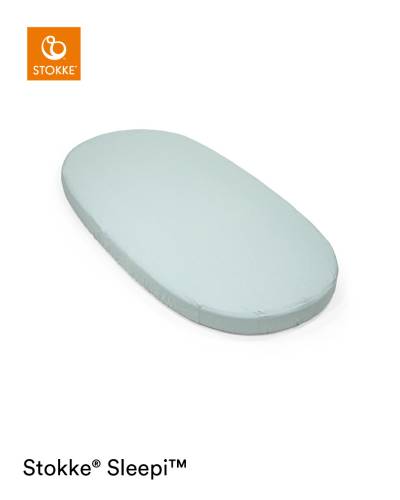 STOKKE Sleepi Fitted Sheet V3 - Dots Sage