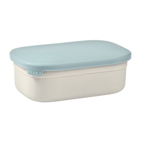 BEABA Stainless Steel Lunch Box - Velvet Grey/Baltic Blue