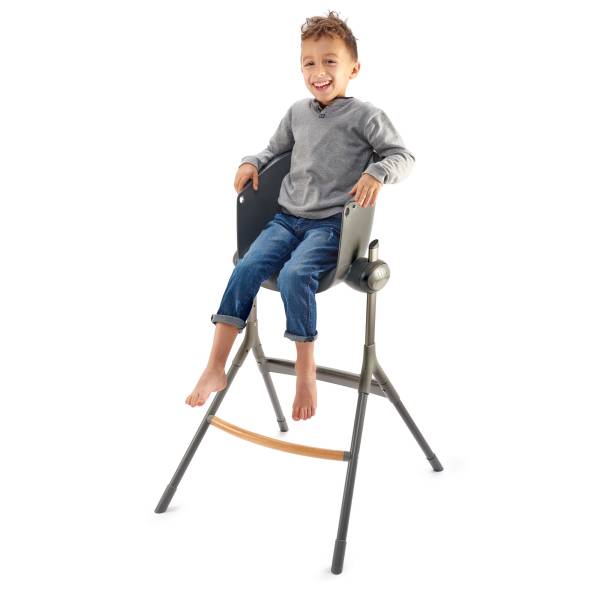 BEABA Up&Down High Chair - Mineral/Grey