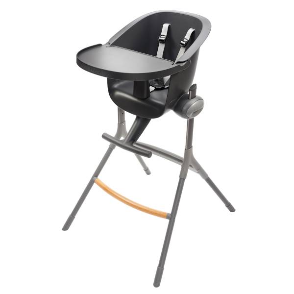 BEABA Up&Down High Chair - Mineral/Grey