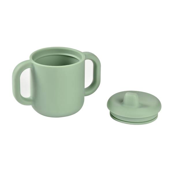 BEABA Silicone Learning Cup - Sage Green