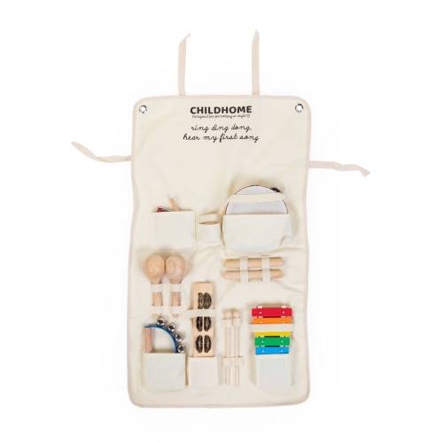 CHILDHOME Music Set of 8 Instruments + Organiser
