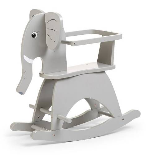 CHILDHOME Rocking Elephant + Brace - Grey
