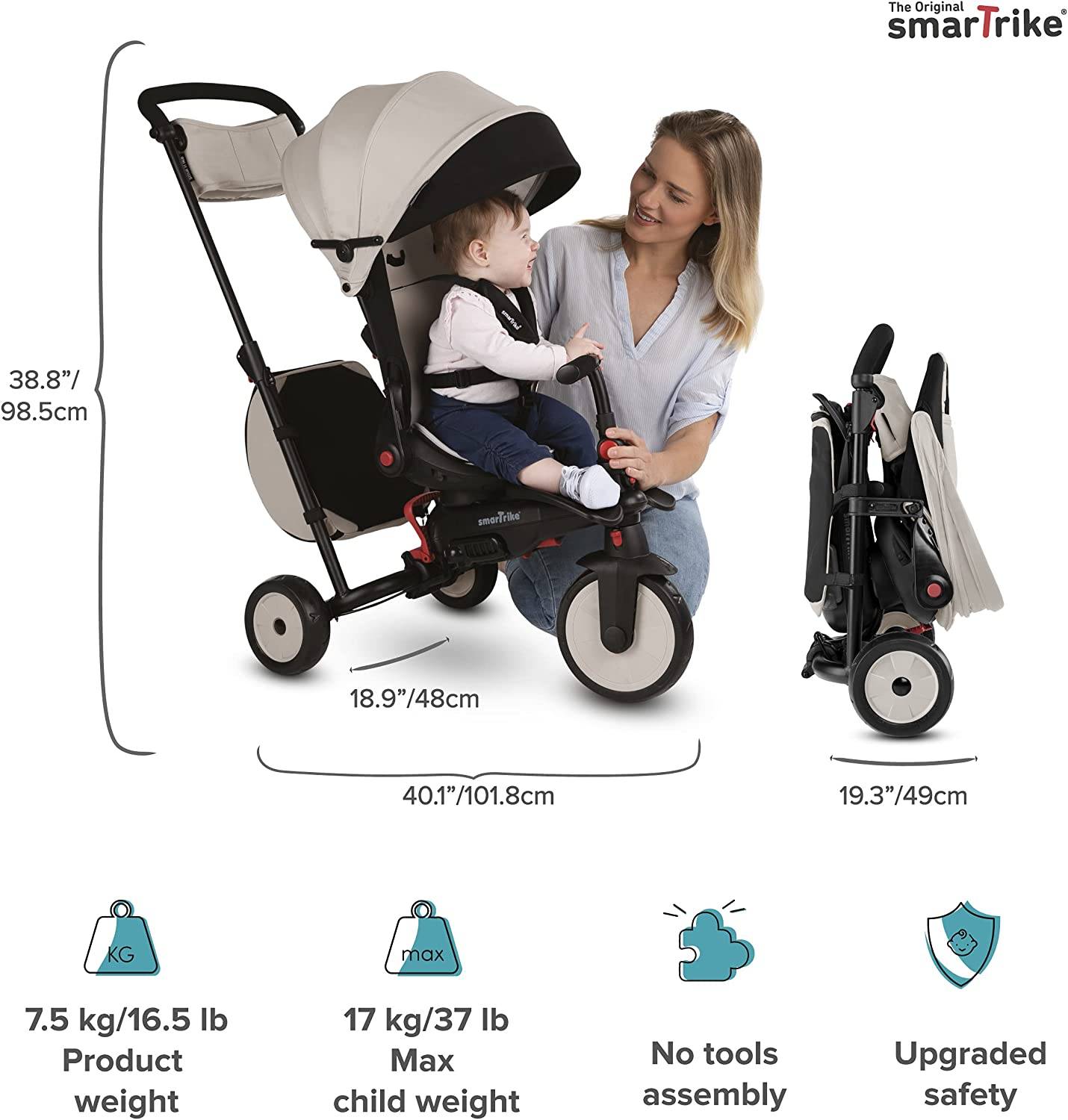 Smart trike weight limit hot sale