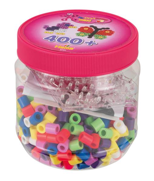 Hama Maxi Beads and Pegboards in tub 400pcs - Butterfly