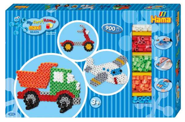 Hama Maxi Giant Gift Box - Vehicles 