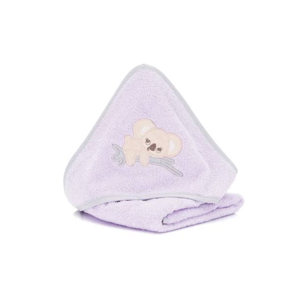 FILLIKID Hooded Towel 75x75cm - Koala Purple
