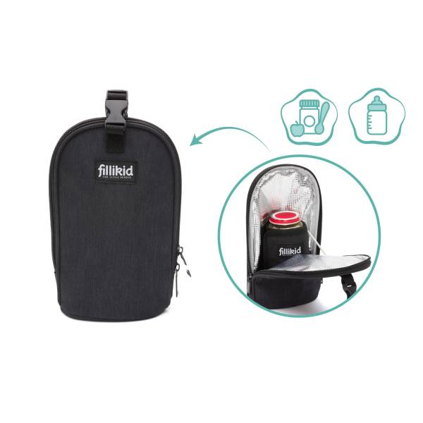 FILLIKID Bottle Warmer - Black Melange