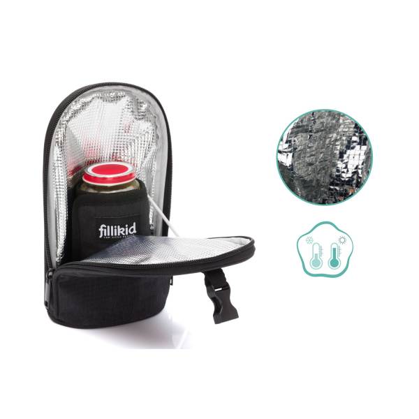 FILLIKID Bottle Warmer - Black Melange