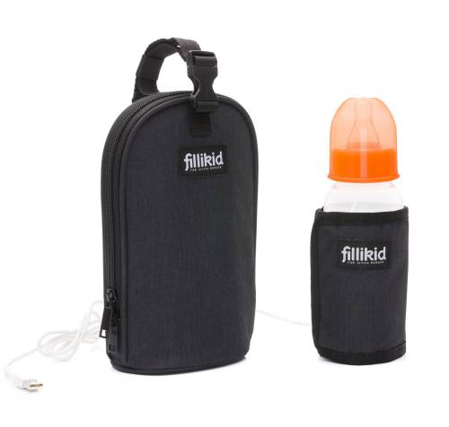 FILLIKID Bottle Warmer - Black Melange