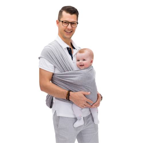 FILLIKID Baby Sling - Light Grey Melange