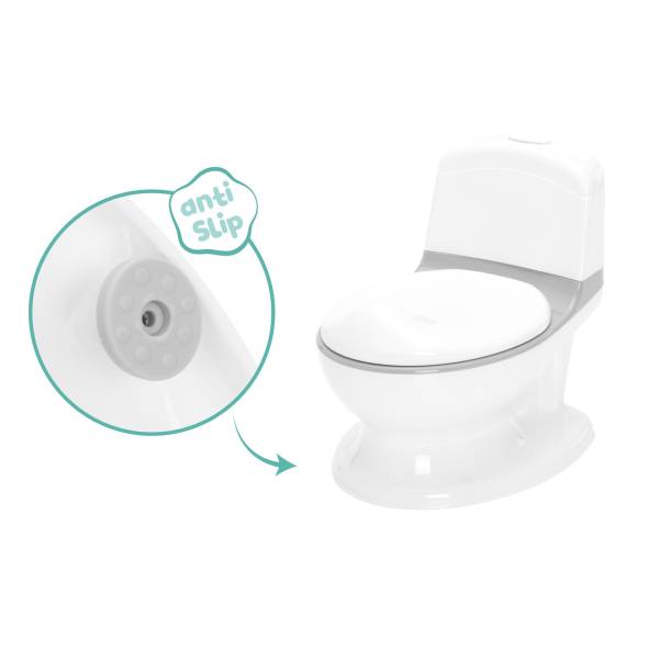 FILLIKID Mini Toilet - White Grey