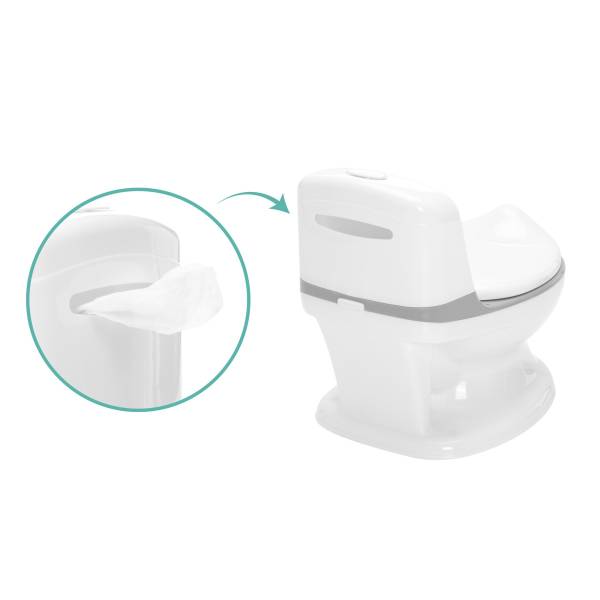 FILLIKID Mini Toilet - White Grey