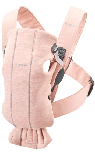 BABYBJORN Carrier Mini - 3D Jersey Light Pink