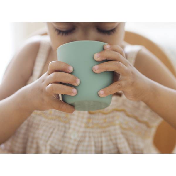BEABA Silicone Glass - Sage Green S