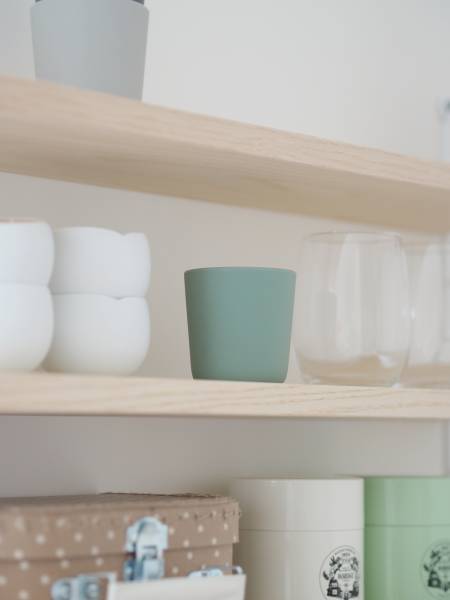 BEABA Silicone Glass - Sage Green S