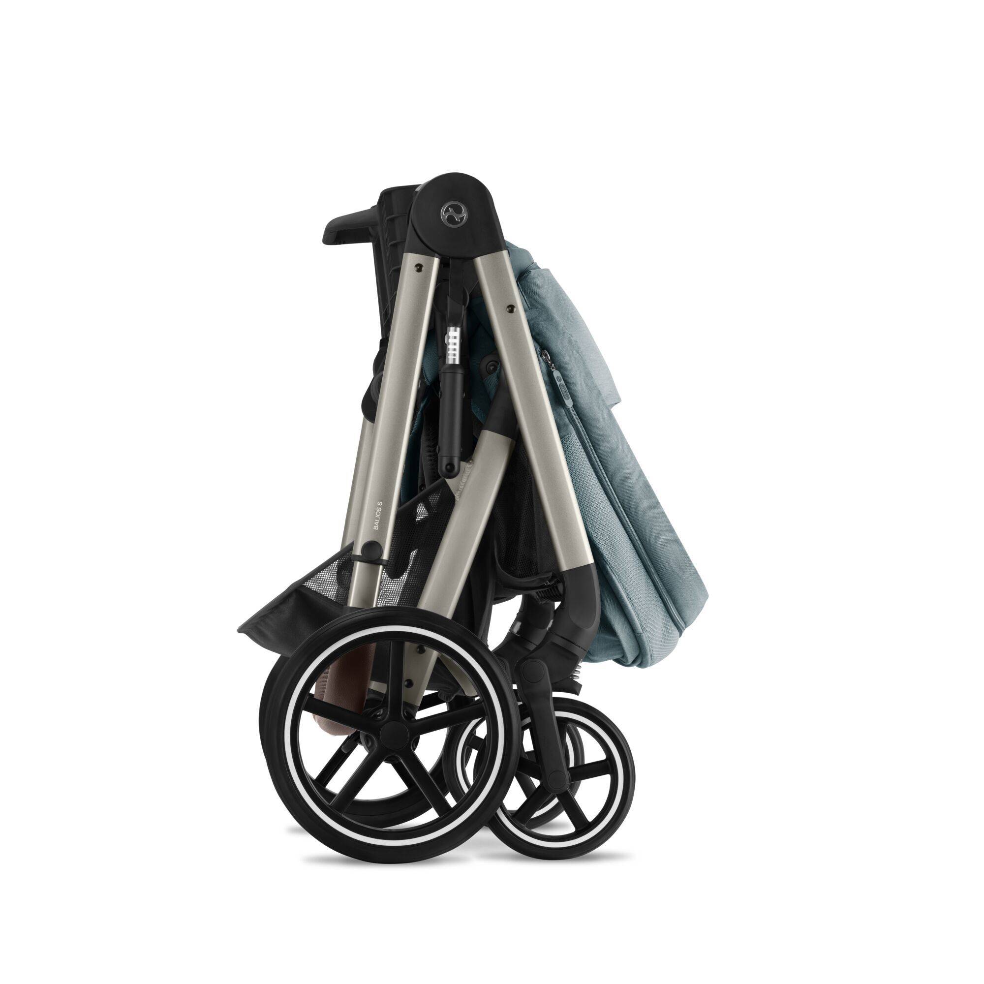 Poussette balios S + nacelle Cot S + habillage pluie - Cybex