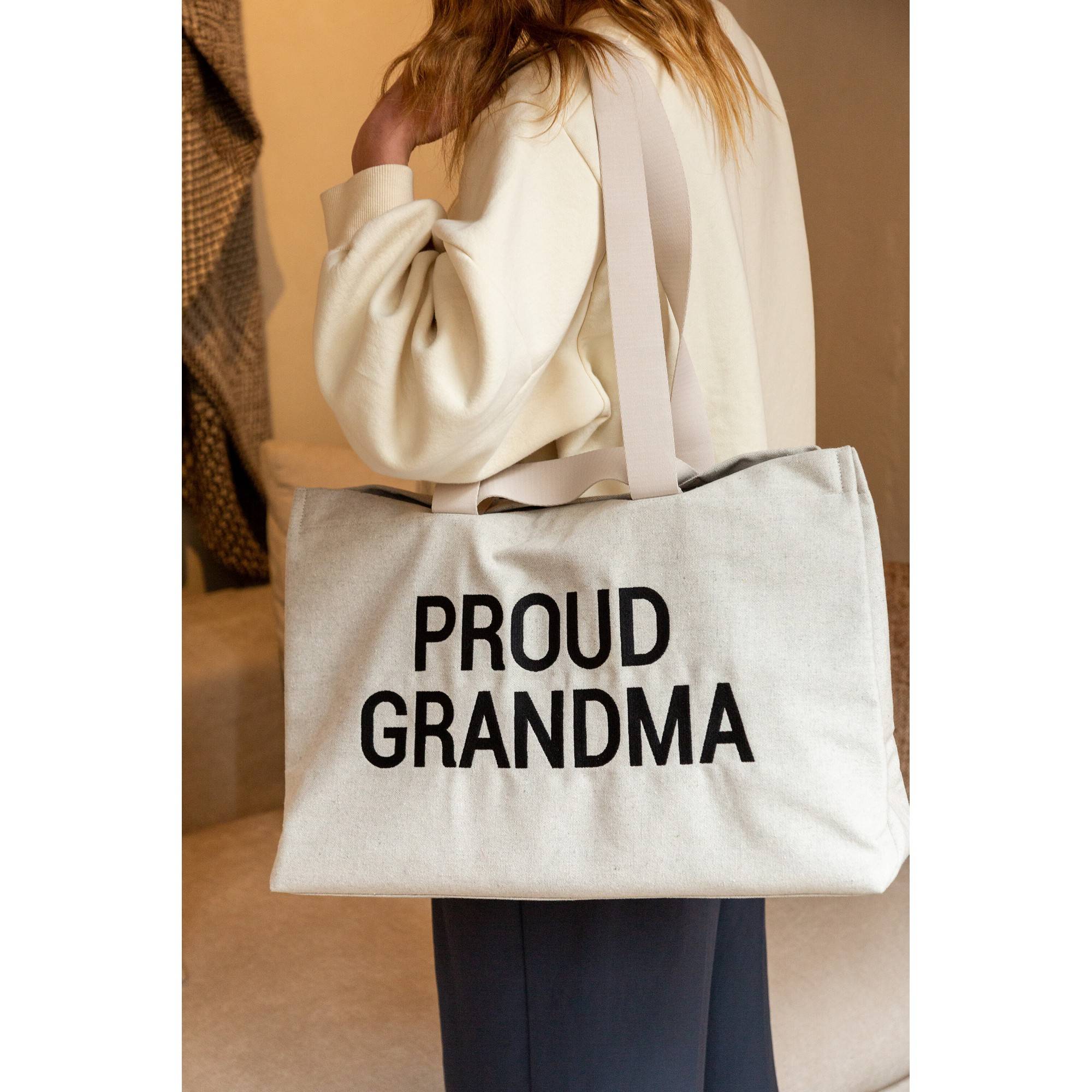 Mamatoto Mother Child Lifestyle Shop CHILDHOME Grandma Bag Canvas OffWhite