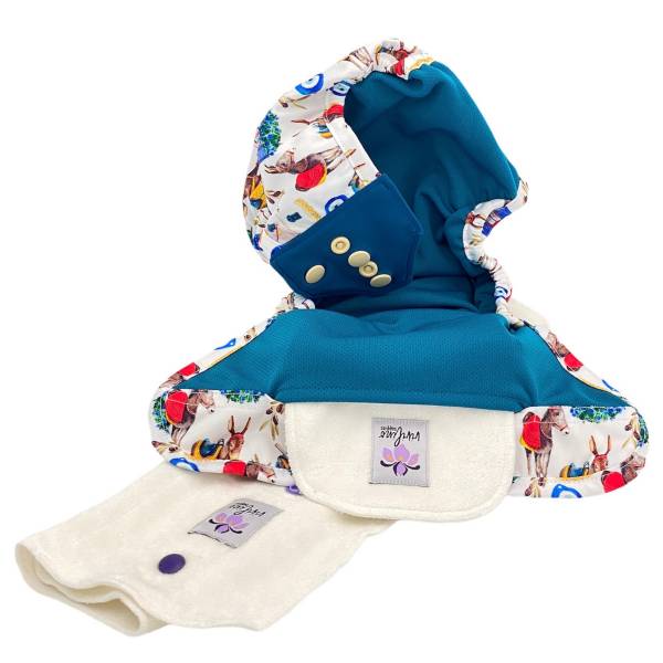 VIVILINO Cloth Nappy - Cyprus Cats