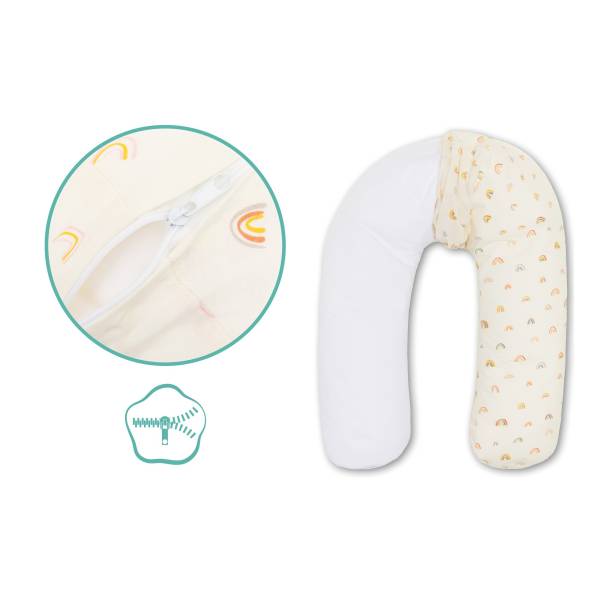 FILLIKID Nursing Pillow Filling Fiber 190cm - Rainbow Beige