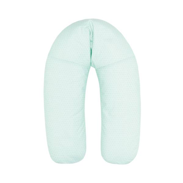 FILLIKID Nursing Pillow LUXE Filling EPS Balls 190cm - Mint Triangle