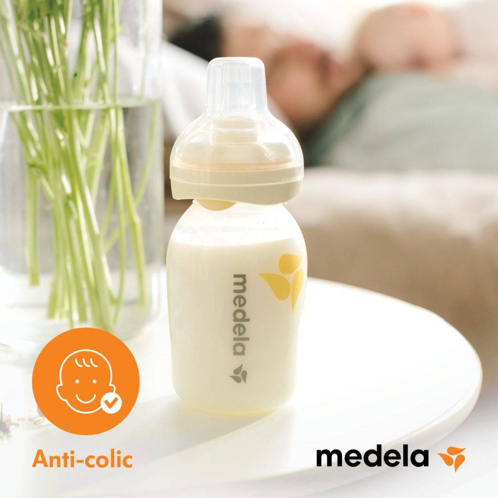 Medela Calma Bottle Nipple and Collection Bottles, Made without