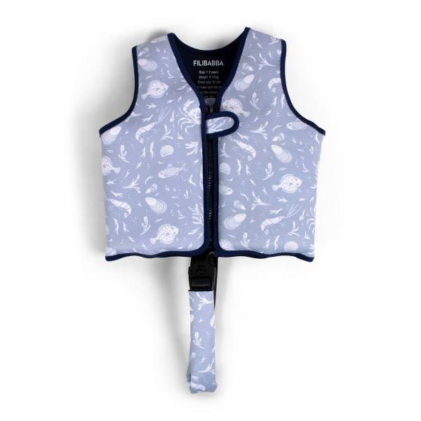 FILIBABBA Swim Vest 1-2 Years - Nordic Ocean Mono