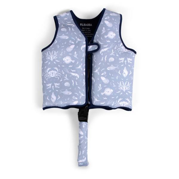 FILIBABBA Swim Vest 3-4 Years - Nordic Ocean Mono