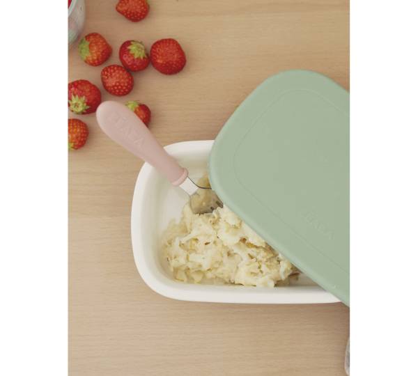 BEABA Ceramic Lunch Box - Mineral/Sage Green S