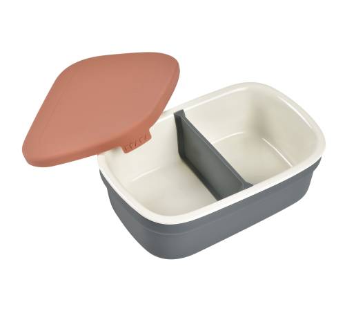 BEABA Ceramic Lunch Box - Mineral/Terracota S