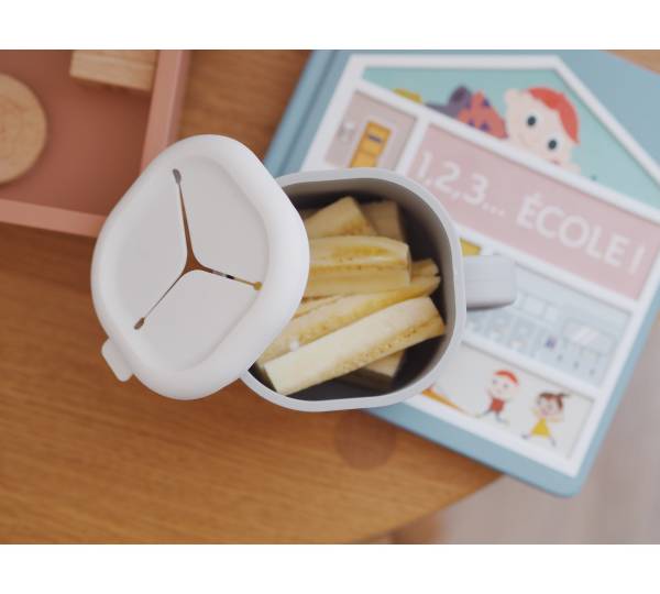 BEABA Silicone Snack Cup - Velvet Grey S