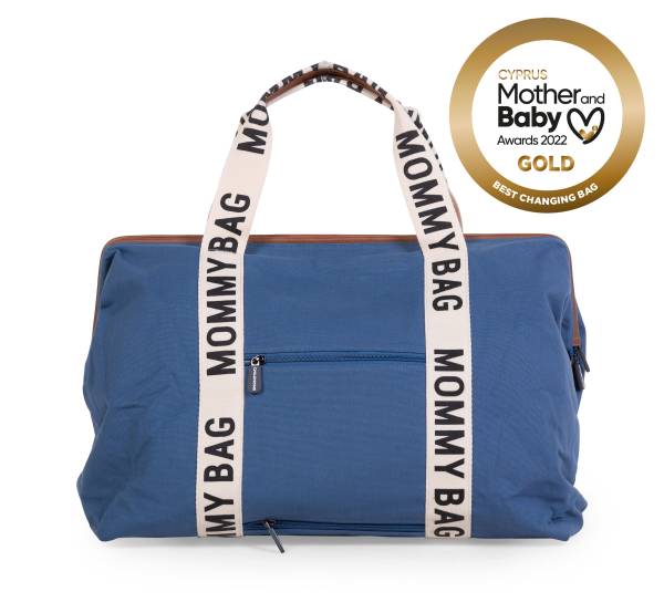 CHILDHOME Mommy Bag Signature Canvas - Indigo