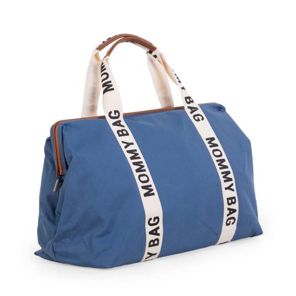 CHILDHOME Mommy Bag Signature Canvas - Indigo