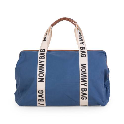 CHILDHOME Mommy Bag Signature Canvas - Indigo