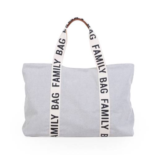 CHILDHOME Family Bag Signature Canvas - Off White
