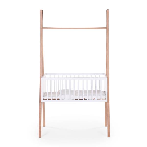 CHILDHOME Tipi Cradle 50x90cm + Clothing Rack