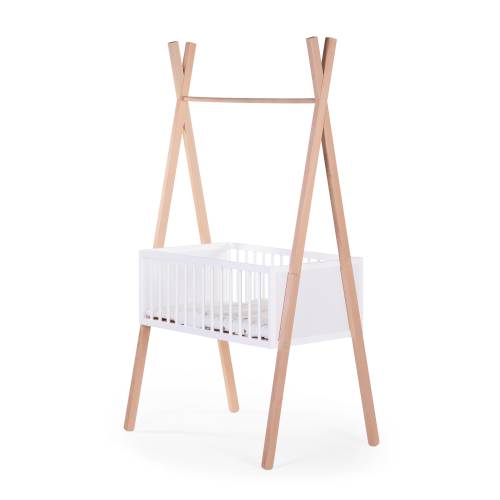 CHILDHOME Tipi Cradle 50x90cm + Clothing Rack