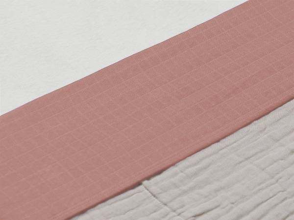 JOLLEIN Sheet 120x150 - Wrinkled Cotton Rosewood