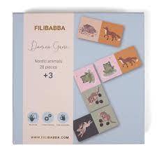 FILIBABBA Domino Game - Nordic Animals