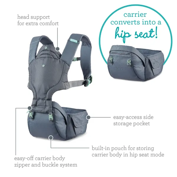 INFANTINO Carrier Hip Seat Rider Plus 5in1