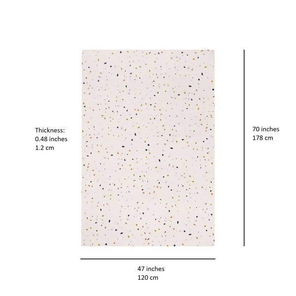 3 SPROUTS EVA Play Mat - Terazzo Pink