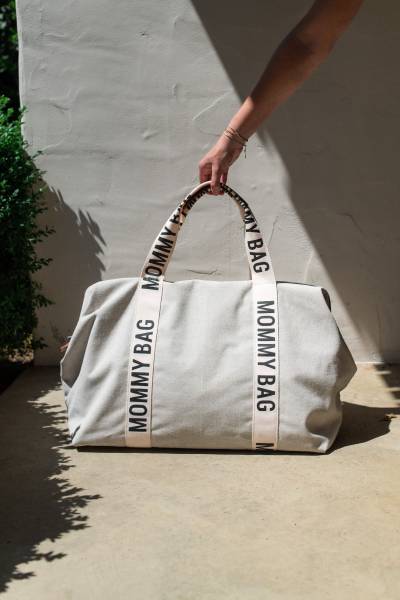 CHILDHOME Mommy Bag Signature Canvas - OffWhite